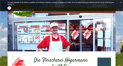 Desktop Screenshot of fleischerei-hoepermann.de