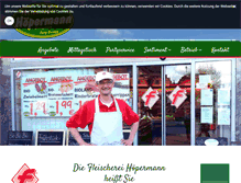 Tablet Screenshot of fleischerei-hoepermann.de